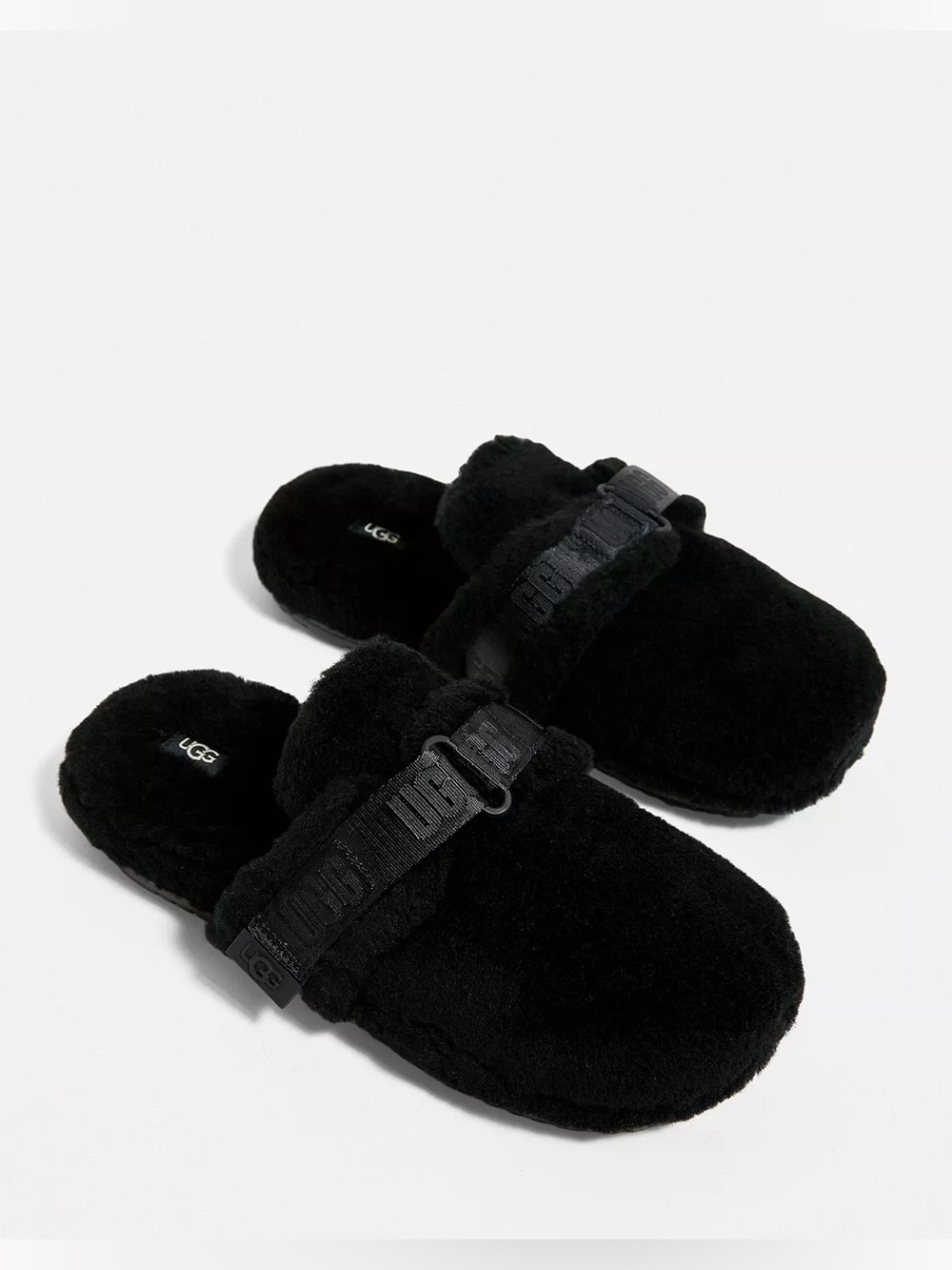 UGG MENS Fluff It Slippers black size 13
